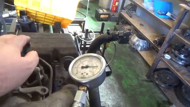 Проверка давления масла в двигателе 662920 12 134385 OM662LA 2.9 л. turbo Musso, Rexton, Korando смотреть онлайн