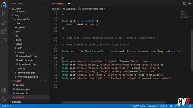 How to use Route Groups in Laravel | Tutorial | Quick Win Wednesday #QWW смотреть онлайн