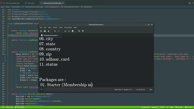 Make a Advance Library Management System With Laravel 5.8 || Member Packages || Part - 20 смотреть онлайн