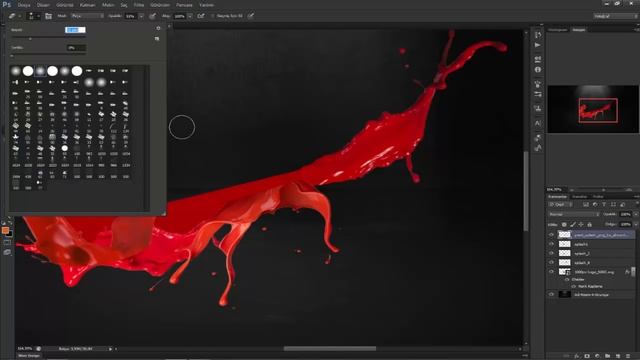 Paint Splash Effect - Photoshop Tutorial