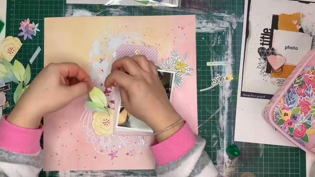 Cut-file and mixed media - Happy Every Day Layout - Hip Kit Club смотреть онлайн