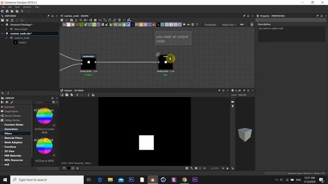 Creating a custom node in Substance Designer смотреть онлайн
