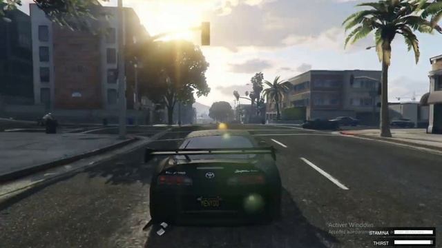 toyota supra vs nissan gtr in gta v смотреть онлайн