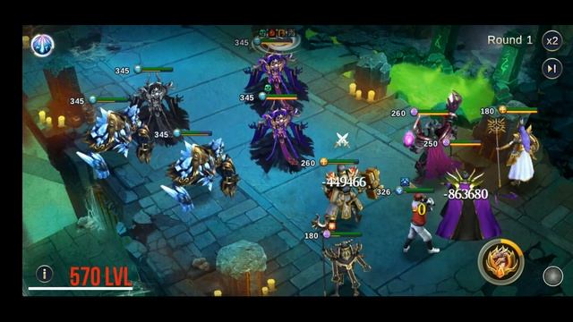 Trials of Heroes. 567-571 stages of Dark Tower. Прохождение 567-571 этажа тёмной башни. Евгений и к смотреть онлайн