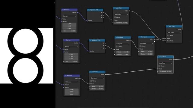 Делаем логотип ВКонтакте на Math нодах в Blender 3D смотреть онлайн