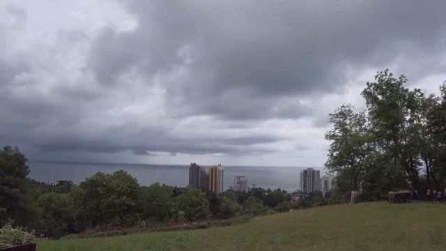 Сочи / Красивый вид на море из Дендрария / Черное море смотреть онлайн