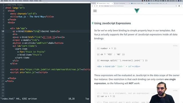 Vue.js – The Hard Way (Ep9) смотреть онлайн