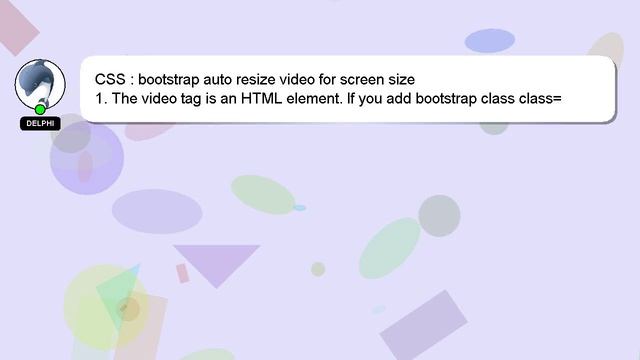 CSS : bootstrap auto resize video for screen size смотреть онлайн
