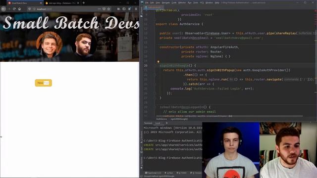 Firebase Authentication | Add Log In & Log Out to your web app! смотреть онлайн
