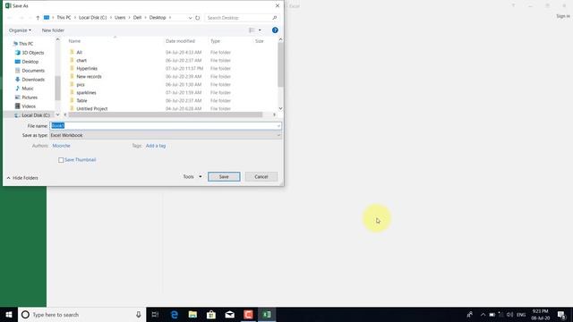 Ms.Excel Insert tab (Header&footer) смотреть онлайн