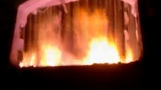 Горение угля в котле НИСТУ5 смотреть онлайн