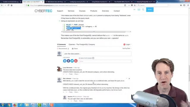 Scaling Postgres Episode 17 | Real Time Analytics | Index Decrease Performance | work_mem смотреть онлайн