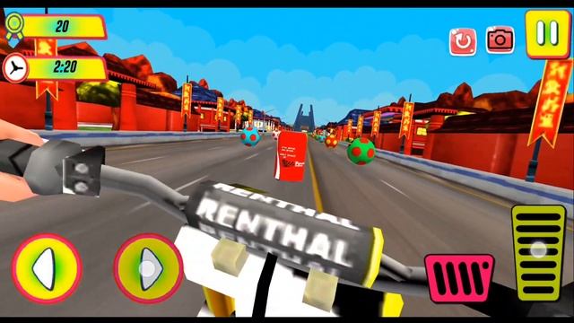 km Superhero Tricky bike race kids games 1080p смотреть онлайн