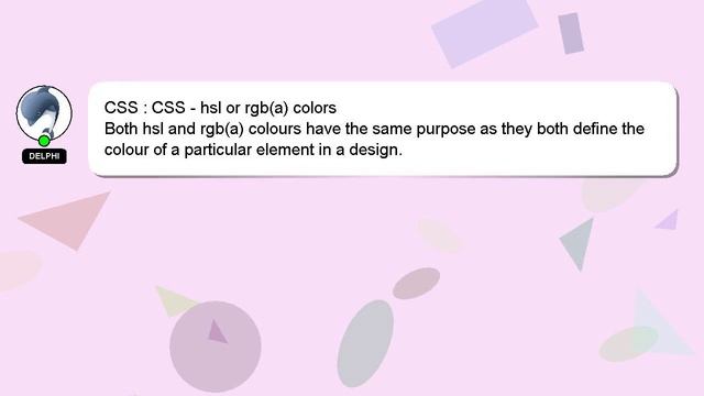 CSS : CSS - hsl or rgb(a) colors смотреть онлайн