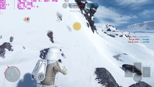 Star Wars: Battlefront - Nvidia Quadro K4000M, I7 3840QM 2,80GHz, 16 GB RAM, SSD