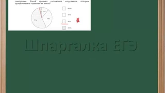 Задача с использованием круговой диаграммы смотреть онлайн