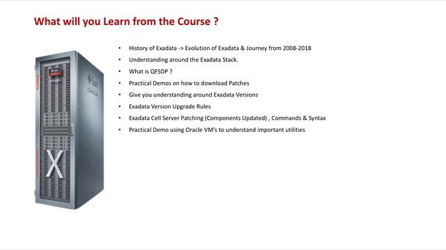 Exadata Patching & Upgrade Course смотреть онлайн