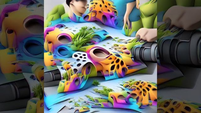 3D Printed Conforming Lattice Structures - Neural-Art Visualization [4K] Experiment смотреть онлайн