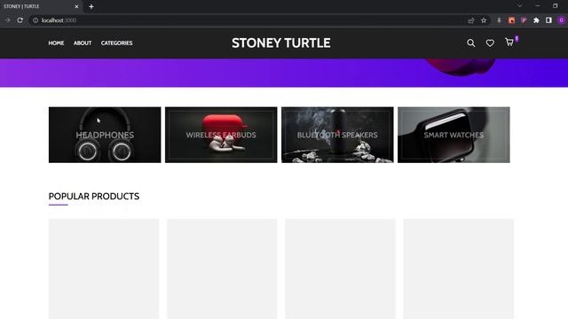 Stoney Turtle Store (Ecommerce Store) Build Using React Js and Strapi Cms. смотреть онлайн
