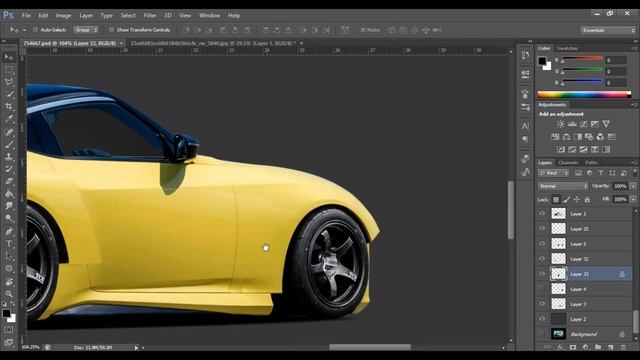 Nissan 400z Virtual Tuning Photoshop смотреть онлайн