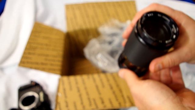 Ebay Camera Lens Photography lot Nikon Minolta unboxing смотреть онлайн