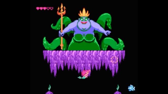 Dendy (Famicom,Nintendo,Nes) 8-bit The Little Mermaid Final Stage 6