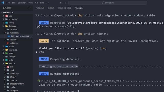 Laravel Database Migration Tutorial in Hindi / Urdu смотреть онлайн