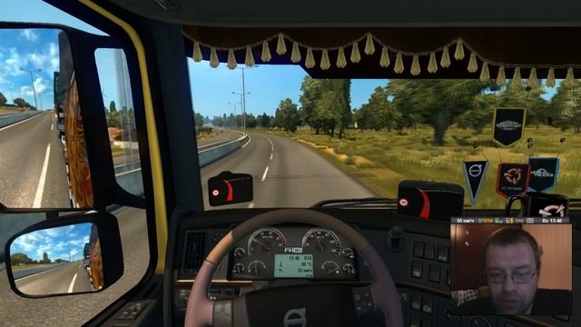 Euro Truck Simulator 2 вешаем игрушки и в Скандинавию смотреть онлайн