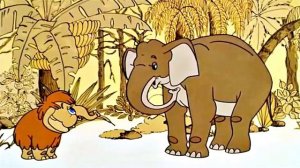 Детям про животных  МАМОНТ Животные для Детей Слоны для Детей Мамонтенок  Видео для детей Lion Boy