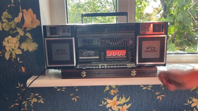 Sharp WF-939 ZP Portable HI-FI Boombox Double Cassette Player Radio Record смотреть онлайн