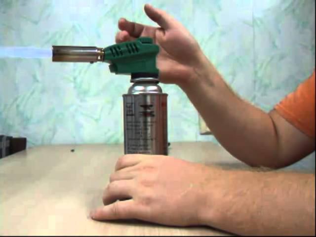 Зеленая газовая горелка KS 1005 смотреть онлайн