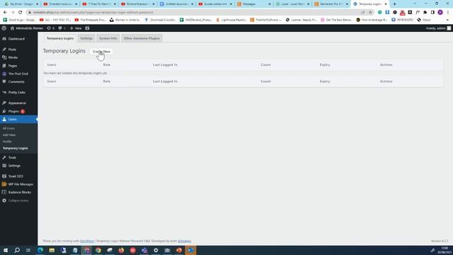 How to create a temporary login link - Login to wordpress admin without password смотреть онлайн
