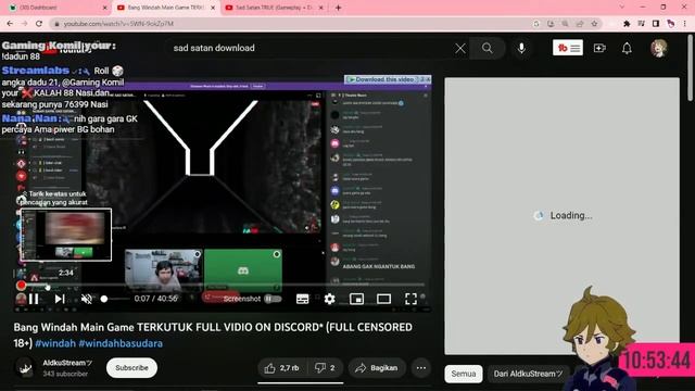 ?YAKIN BERANI?? - Reaksi HOROR Sad Satan dll Gameplay Live Stream Indonesia смотреть онлайн
