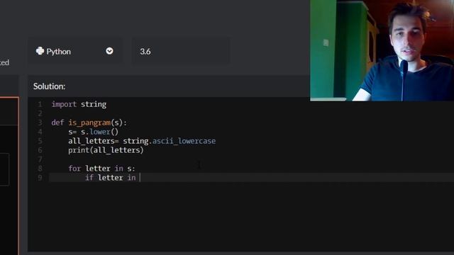 WHAT IS PANGRAM? || STRINGS, LIST AND DATA STRUCTURES || PYTHON PUZZLE #7 смотреть онлайн