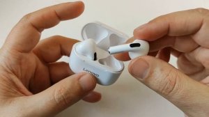 Лучшие,беспроводные наушники Lenovo LP 40 копия Apple AirPors 3  Один недостаток