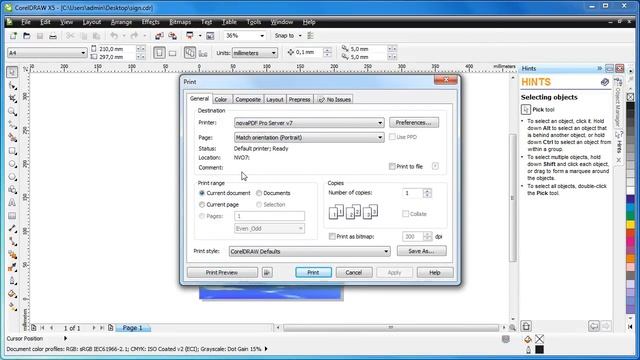 Convert CDR to PDF using CorelDRAW смотреть онлайн