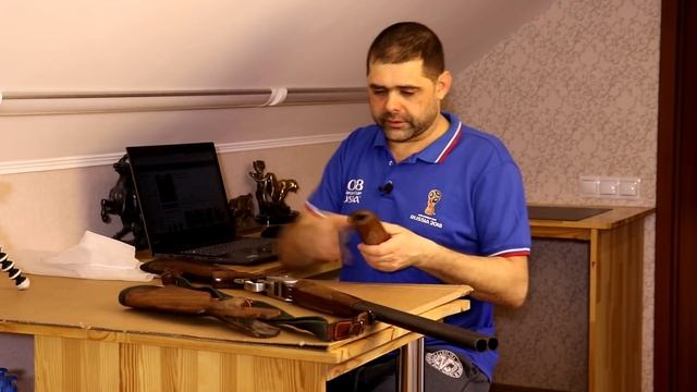 Мой новый приклад из ореха на ТОЗ-34. Индивидуальный заказ. Вадим Ложейкин. смотреть онлайн