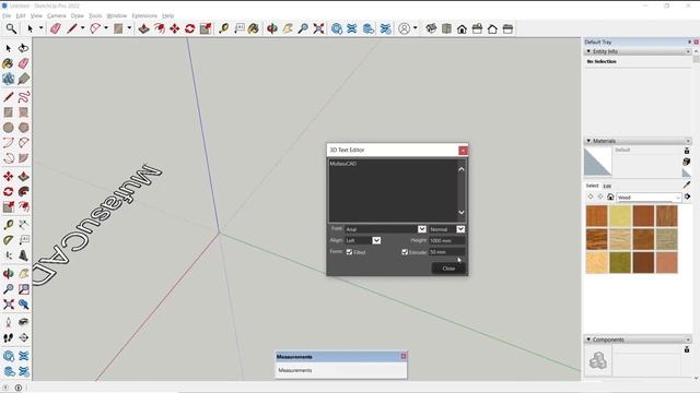 Sketchup How To Edit 3D Text смотреть онлайн