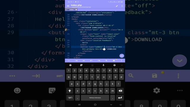 CARA MEMBUAT WEBSITE INSTAGRAM DOWNLOADER DENGAN PHP смотреть онлайн