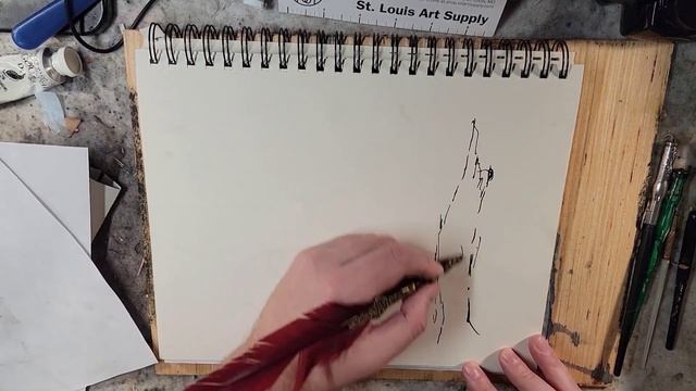 Kakimori Brass Nib Initial Impressions, Platinum Carbon Ink, Comparison to Other Nibs смотреть онлайн