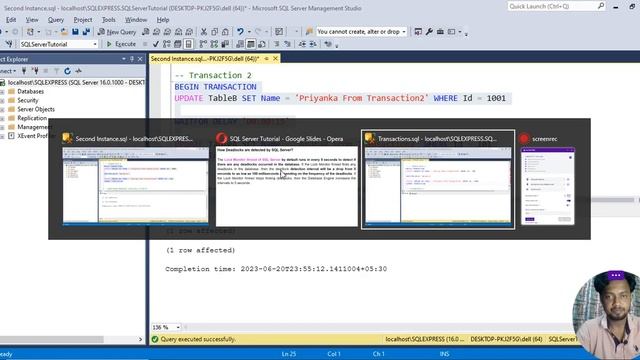 Deadlock in SQL Server #deadlock #sqlserver #sql #techyatra смотреть онлайн