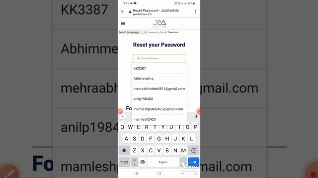 Forgot Login Password How Reset or Recover Login Password of JAA LIFESTYLE Account смотреть онлайн