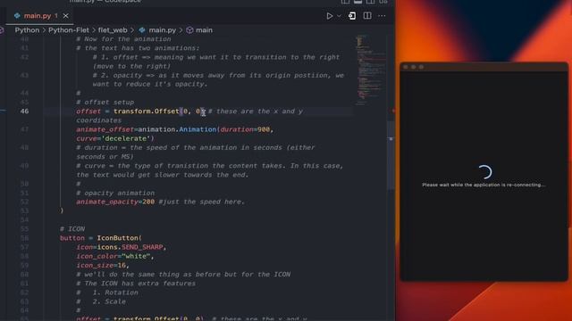 Python Tutorial - Flet Animation With Buttons смотреть онлайн