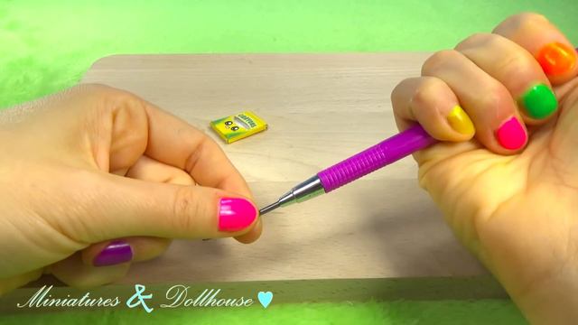Miniature kawaii crayons (actually work) and box tutorial DIY ❤ - YolandaMeow♡ смотреть онлайн