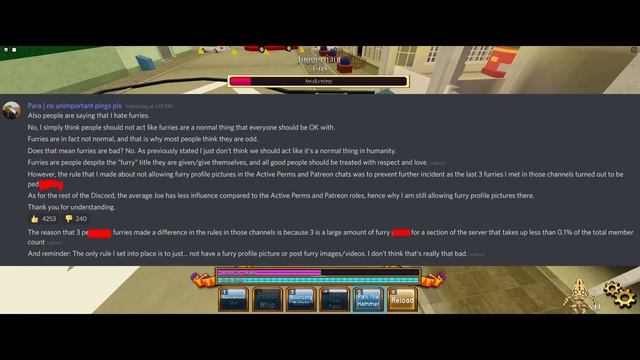 Furries are Officially Banned from the YBA Discord? смотреть онлайн