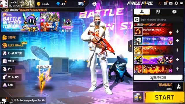 SEASON 1 & 2 COLLECTION PRANK WITH RANDOM WORLDCHAT PLAYER #FREEFIRELIVE #ASGAMING #AJJUBHAILIVE