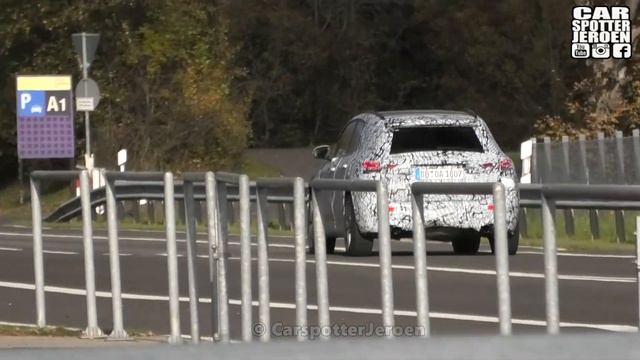2021 Mercedes-AMG GLA45 Spied Testing at the Nürburgring смотреть онлайн