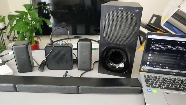 How to Connect Sony S40R Soundbar To Your Laptop and Testing the Sound смотреть онлайн