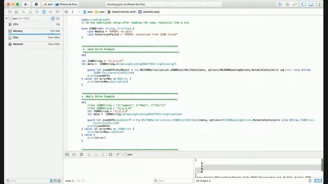 Using JSON with swift смотреть онлайн