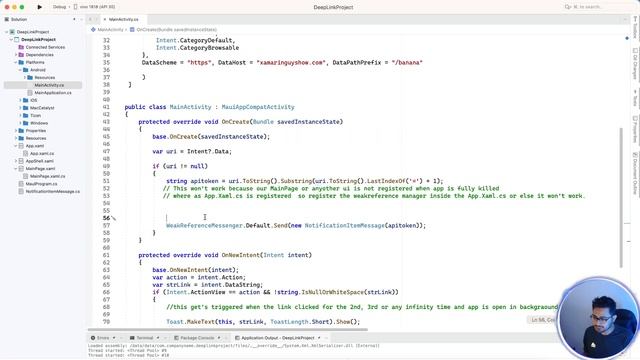 Dotnet MAUI Android Deeplinking Easy Way смотреть онлайн